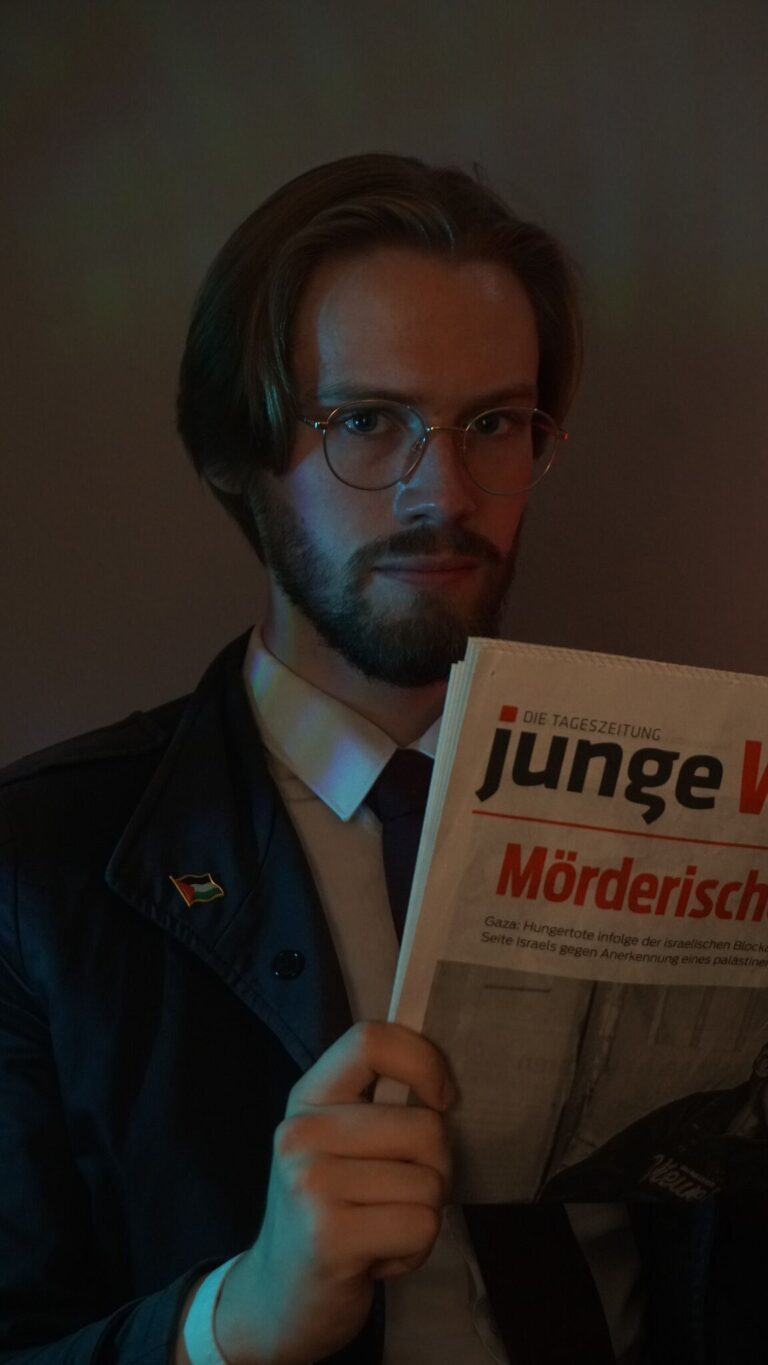 Erik Uden: Porträt mit junge Welt